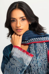 UAE-3PC Khaddar Printed Suit