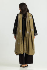 UAE-3PC Khaddar Slub Embroidered Suit
