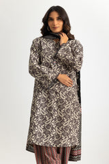 UAE-3PC Khaddar Slub Printed Suit