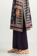 UAE-3PC Khaddar Slub Printed Suit