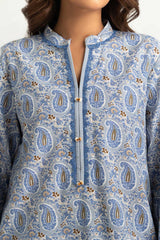 UAE-3PC Khaddar Slub Printed Suit