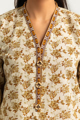 UAE-3PC Khaddar Slub Printed Suit