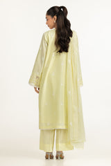 UAE-3PC Lawn Embroidered Suit IUSTKSD-1086