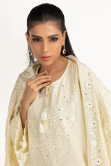 UAE-3PC Lawn Embroidered Suit IUSTKSD-2063