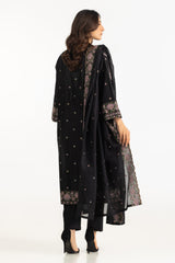 UAE-3PC Lawn Embroidered Suit IUSTKSD-2072