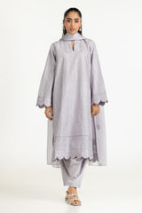 UAE-3PC Lawn Embroidered Suit IUSTKSD-2075