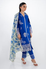 UAE-3PC Lawn Embroidered Suit IUSTKSD-2152