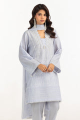 UAE- 3PC Lawn Embroidered Suit