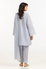 UAE- 3PC Lawn Embroidered Suit