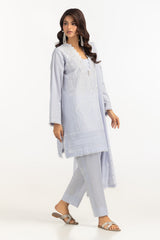 UAE- 3PC Lawn Embroidered Suit