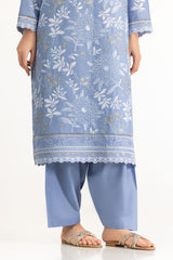 UAE-3PC Lawn Embroidered Suit IUSTKSD-2254