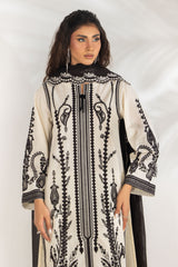 UAE-3PC Lawn Embroidered Suit IUSTKSD-2272