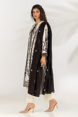 UAE-3PC Lawn Embroidered Suit IUSTKSD-2272