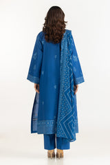 UAE-3PC Lawn Embroidered Suit IUSTKSD-2293