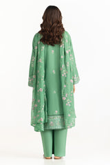 UAE-3PC Lawn Embroidered Suit IUSTKSD-2316