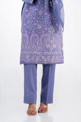 UAE-3PC Lawn Embroidered Suit IUSTKSD-2330