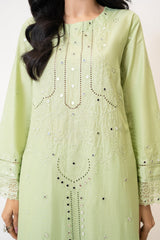 UAE- 3PC Lawn Embroidered Suit