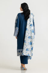 UAE- 3PC Lawn Embroidered Suit