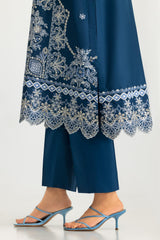 UAE- 3PC Lawn Embroidered Suit