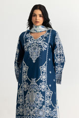 UAE- 3PC Lawn Embroidered Suit