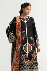 UAE-3PC Lawn Embroidered Suit