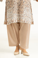 UAE-3PC Lawn Lacquer Printed Suit IUSTKSD-2011