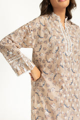 UAE-3PC Lawn Lacquer Printed Suit IUSTKSD-2011