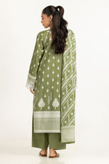 UAE-3PC Lawn Lacquer Printed Suit IUSTKSD-2173