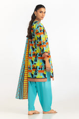 UAE-3PC Lawn Printed Suit