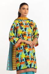 UAE-3PC Lawn Printed Suit