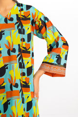 UAE-3PC Lawn Printed Suit