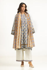 UAE-3PC Lawn Printed Suit