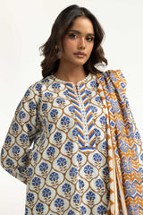 UAE-3PC Lawn Printed Suit