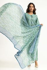 UAE-3PC Lawn Printed Suit IUSTKSD-2014