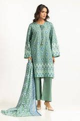 UAE-3PC Lawn Printed Suit IUSTKSD-2014