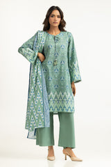 UAE-3PC Lawn Printed Suit IUSTKSD-2014