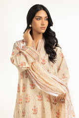 UAE-3PC Lawn Printed Suit IUSTKSD-2015