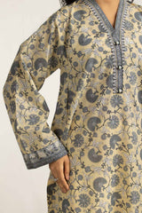 UAE-3PC Lawn Printed Suit IUSTKSD-2017