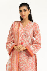 UAE-3PC Lawn Printed Suit IUSTKSD-2018