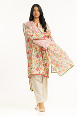 UAE-3PC Lawn Printed Suit IUSTKSD-2019