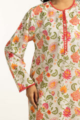 UAE-3PC Lawn Printed Suit IUSTKSD-2019