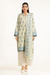 UAE-3PC Lawn Printed Suit IUSTKSD-2020