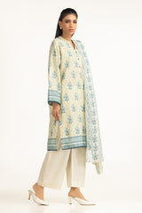 UAE-3PC Lawn Printed Suit IUSTKSD-2020