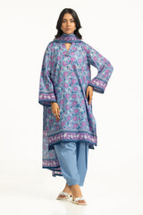 UAE-3PC Lawn Printed Suit IUSTKSD-2023