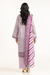 UAE-3PC Lawn Printed Suit IUSTKSD-2024
