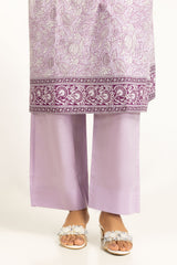 UAE-3PC Lawn Printed Suit IUSTKSD-2024