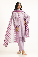 UAE-3PC Lawn Printed Suit IUSTKSD-2024