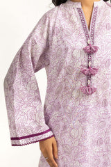 UAE-3PC Lawn Printed Suit IUSTKSD-2024