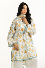 UAE-3PC Lawn Printed Suit IUSTKSD-2025
