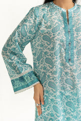UAE-3PC Lawn Printed Suit IUSTKSD-2028